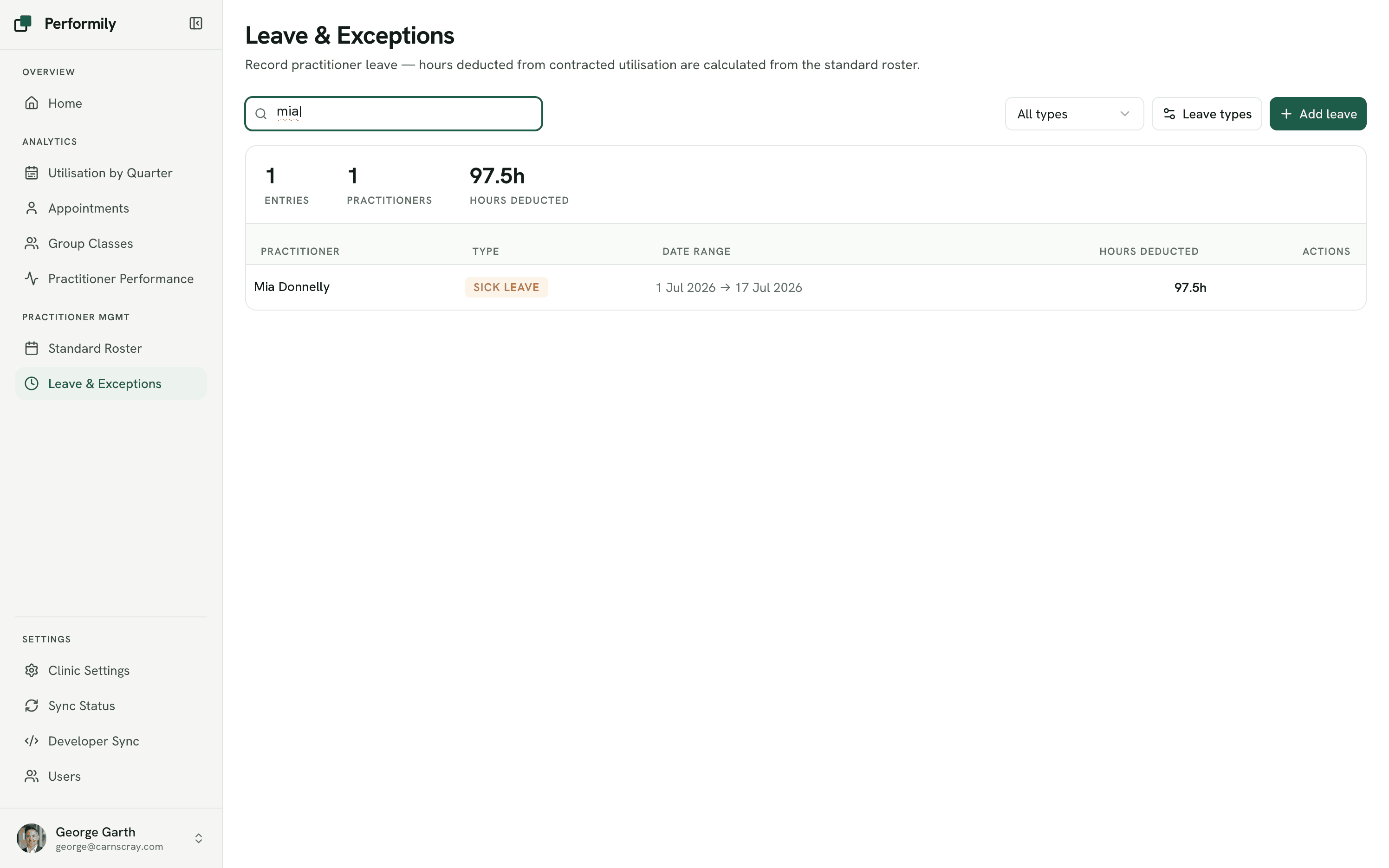 Performily — screenshot 10