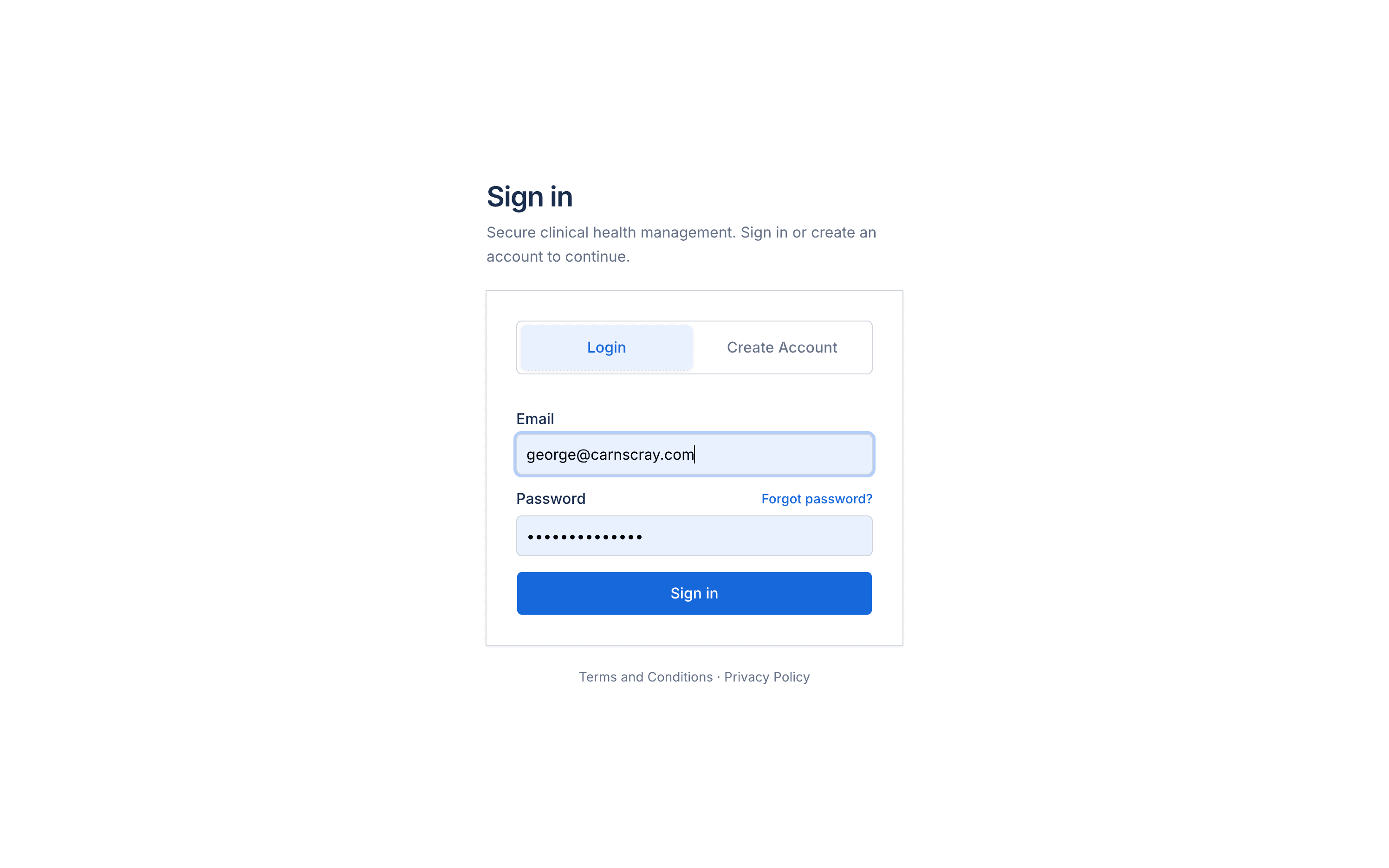 Rehab Portal — screenshot 01
